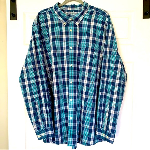 Eddie Bauer Legend Wash Classic LS Plaid
Button Down Shirt Mens XXL - Picture 2 of 9